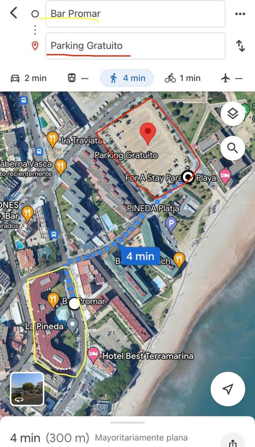 Estudio Con Vistas Al Mar Apartment La Pineda Ngoại thất bức ảnh